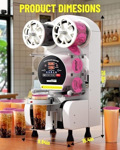 Sealing Success: Our Experience⁢ with‍ the WantJoin Cup Sealer